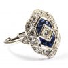 Diamond & Sapphire Set Ring