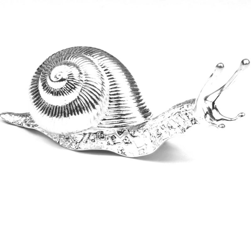 Sterling Silver Snail Paperweight